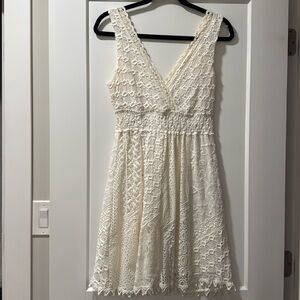 White Lace Dress NWOT